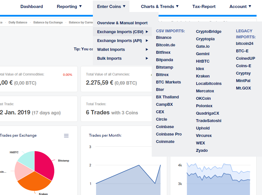 Cointracking Crypto Tax Calculator