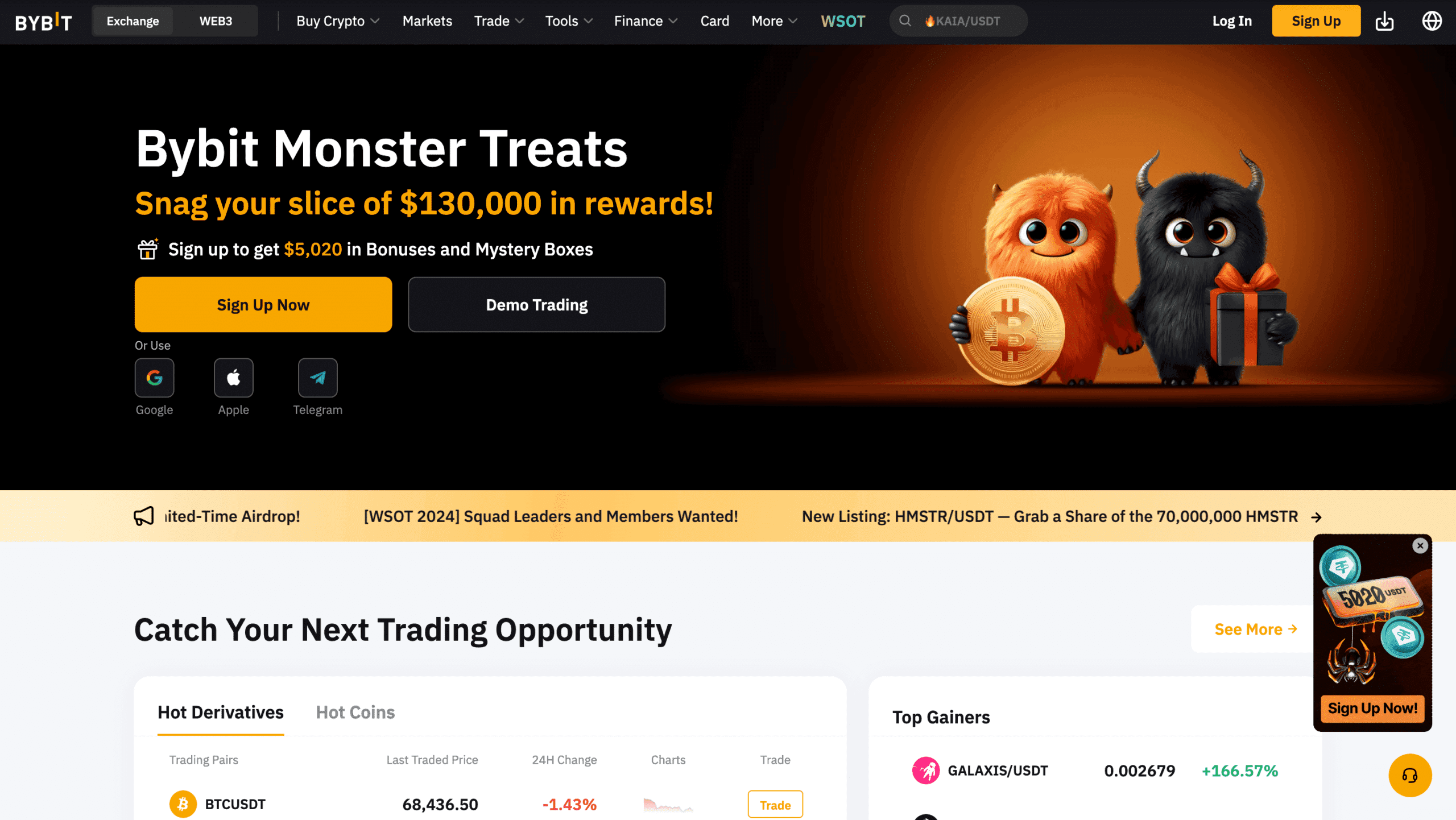 Bybit Kryptobörse ohne KYC