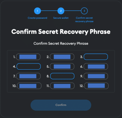 Install MetaMask step 5