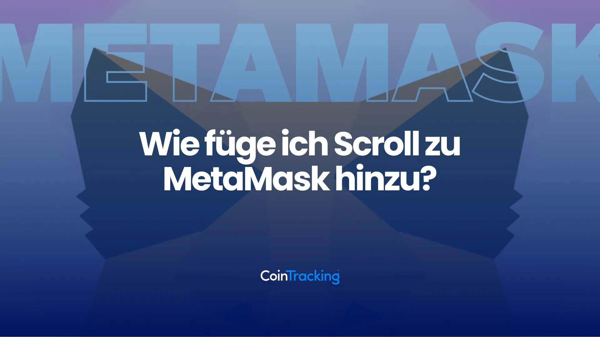 Wie füge ich Scroll zu MetaMask hinzu?