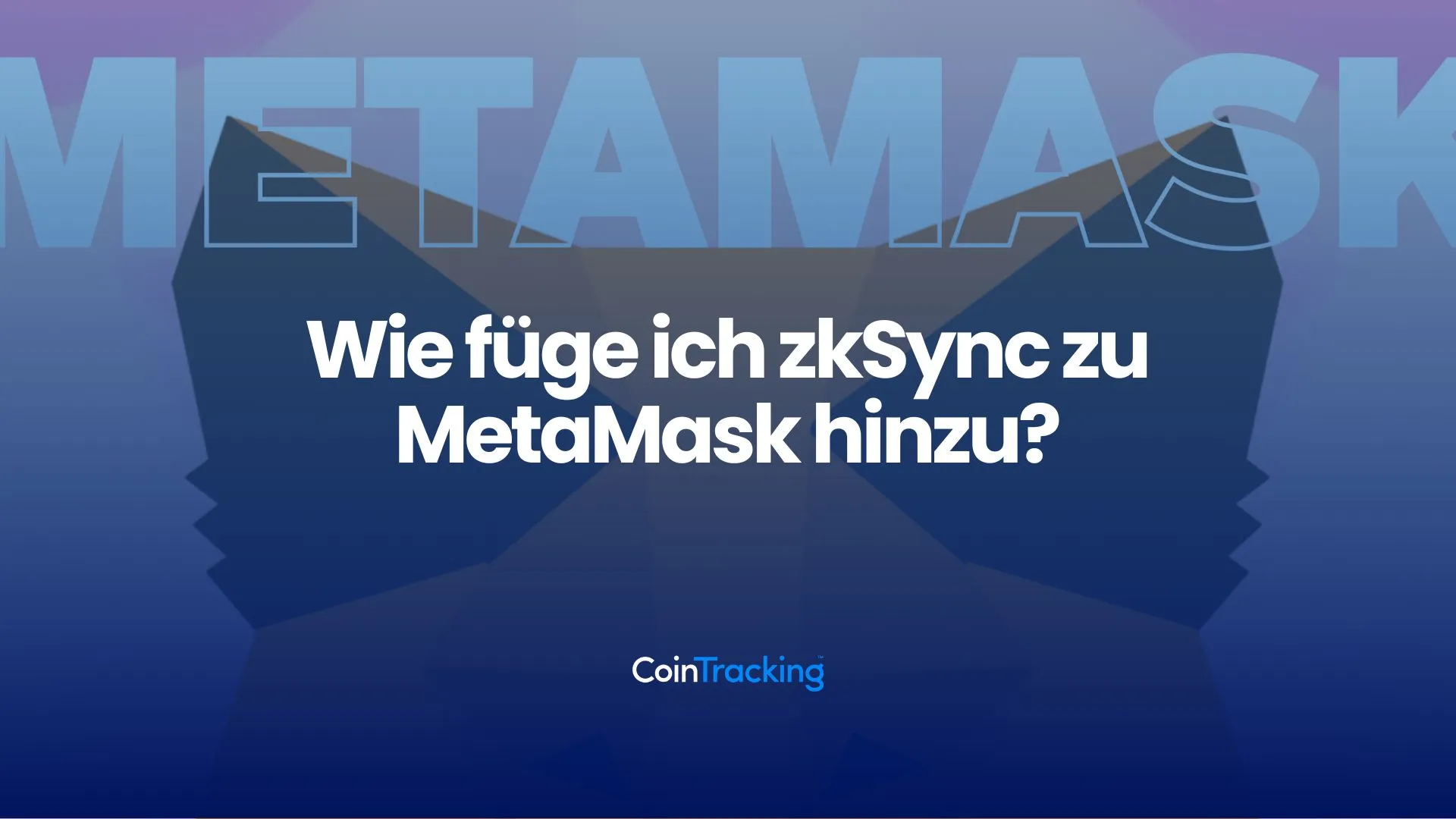 Wie füge ich zkSync zu MetaMask hinzu?