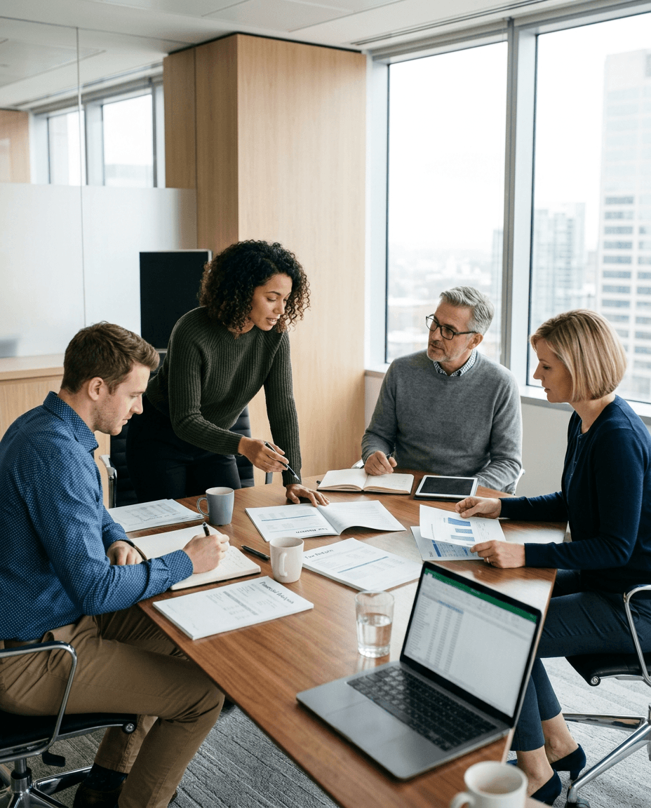 Zespół firmowy pracujący z CoinTracking