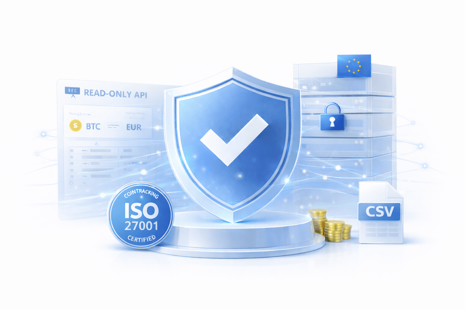 Seguridad de CoinTracking — permisos API de solo lectura