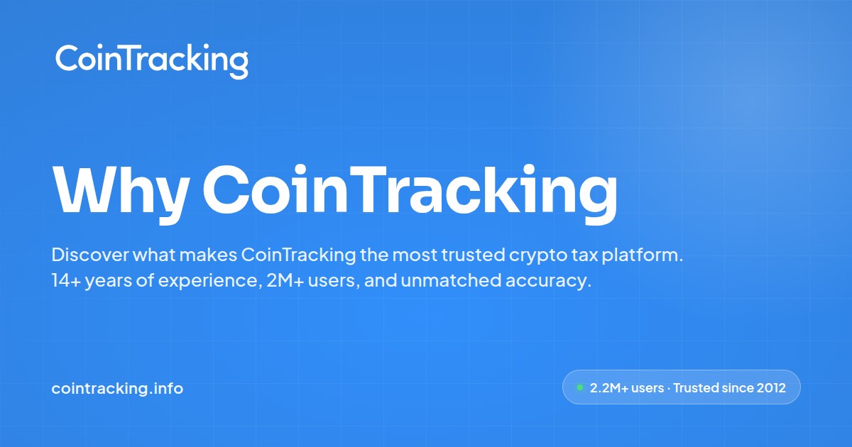 Why CoinTracking | CoinTracking