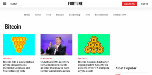 Fortune - Traditional news outlets in crypto