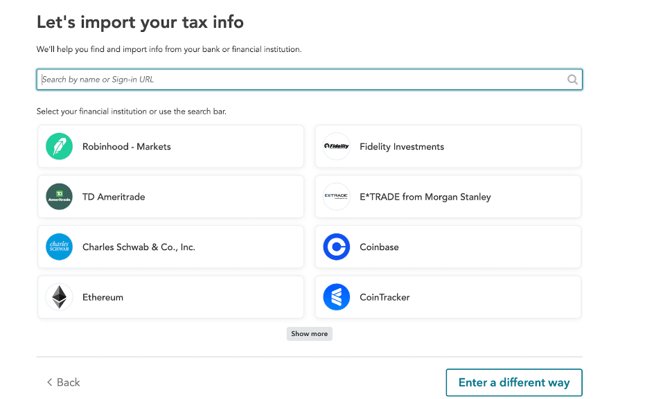 Turbotax Import