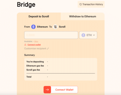 Scroll bridge