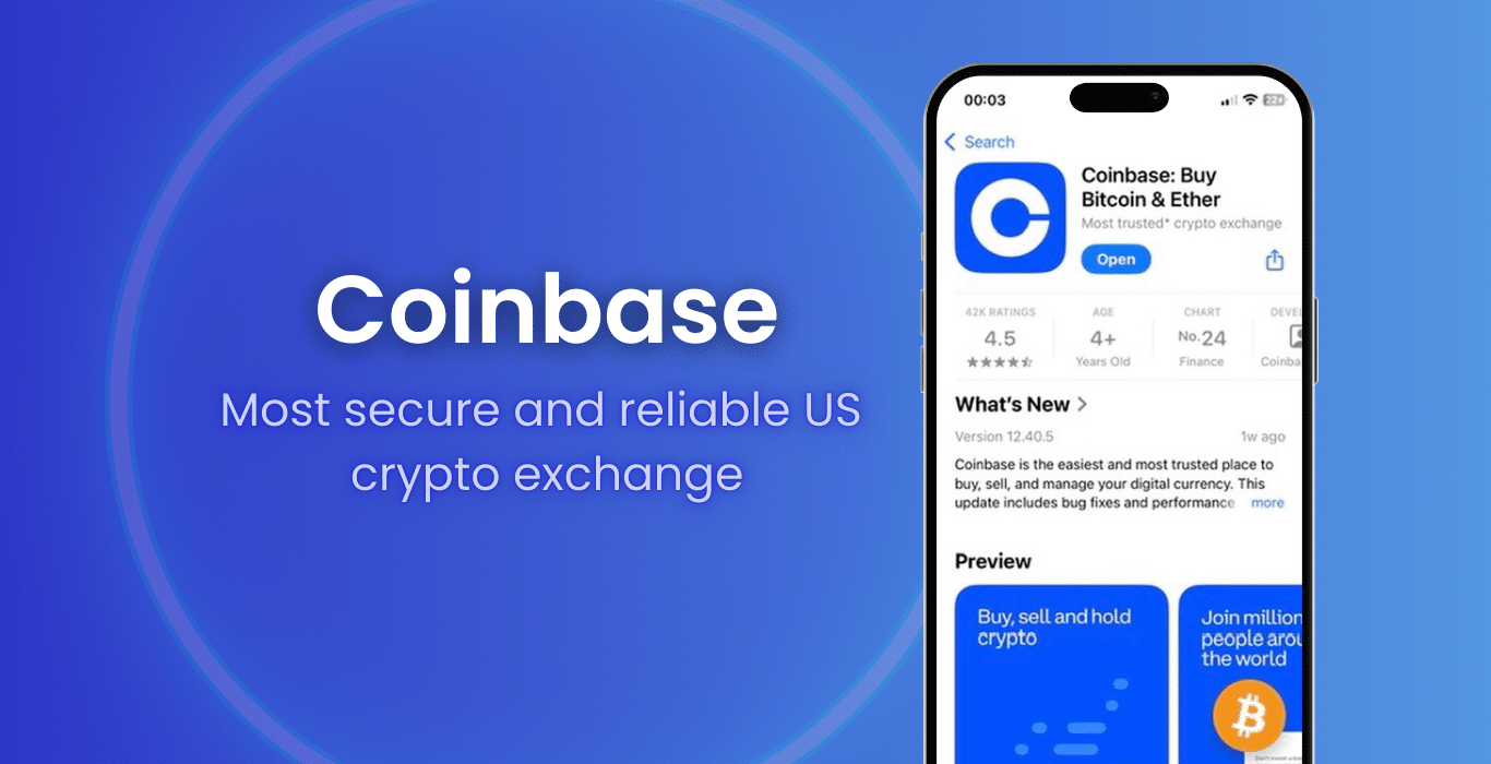 Coinbase on of the best Crypto Apps 2024