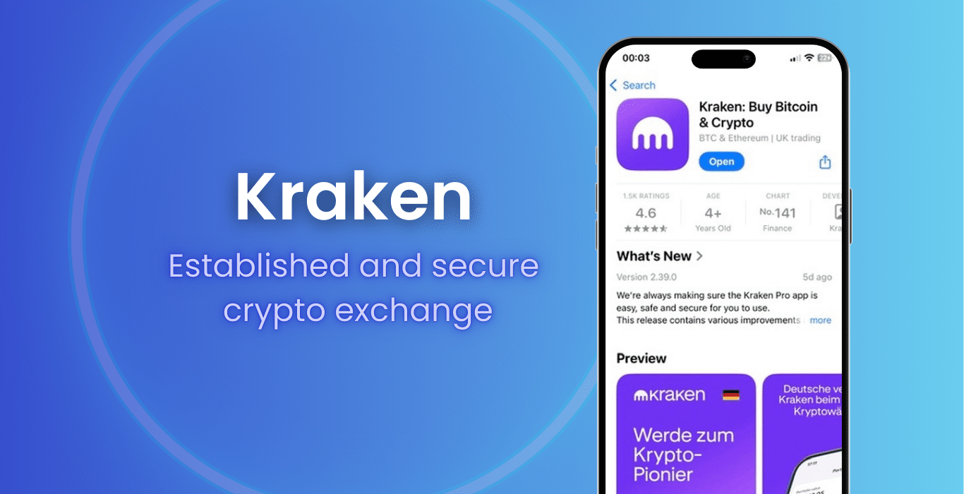 Kraken on of the best Crypto Apps 2024